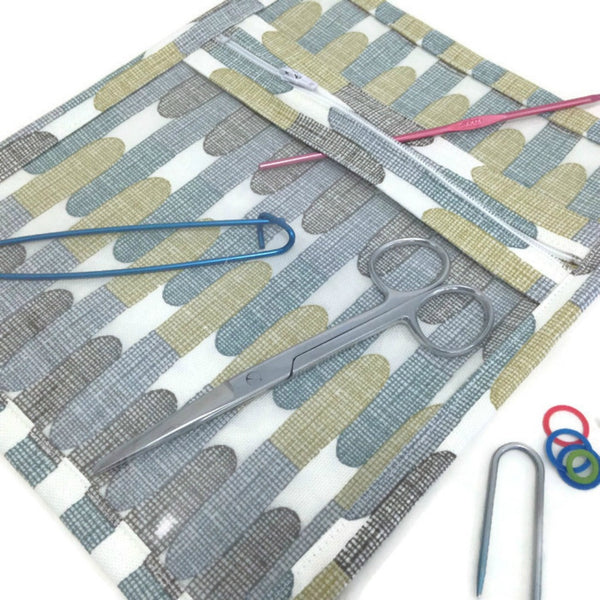 Accessory Bag Geometric Print