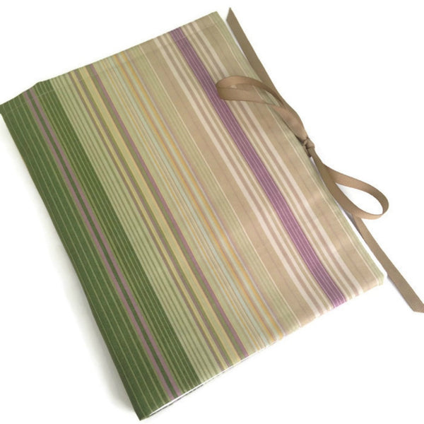 Circular Needle Case Green Stripe - Buttermilk Cottage