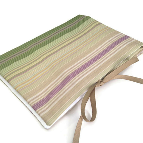 Circular Needle Case Green Stripe - Buttermilk Cottage
