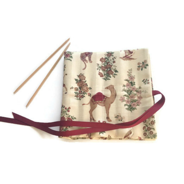 Double Point Needle Roll UP 12 Pockets Exotic Animals - Buttermilk Cottage