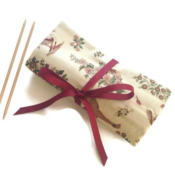 Double Point Needle Roll UP 12 Pockets Exotic Animals - Buttermilk Cottage