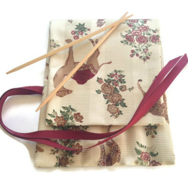 Double Point Needle Roll UP 12 Pockets Exotic Animals - Buttermilk Cottage