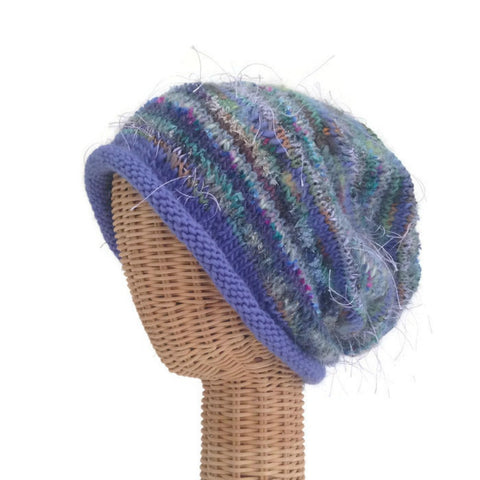 Slouchy Hat Lavender FUSION - Buttermilk Cottage