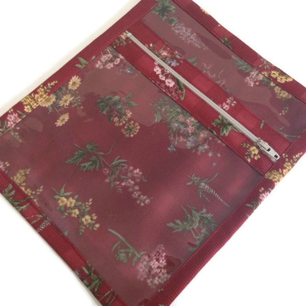 Accessory Bag Red Floral