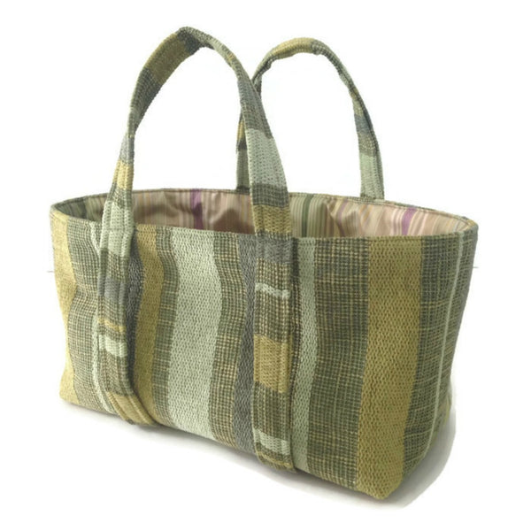 The Small Project Bag Green Stripe