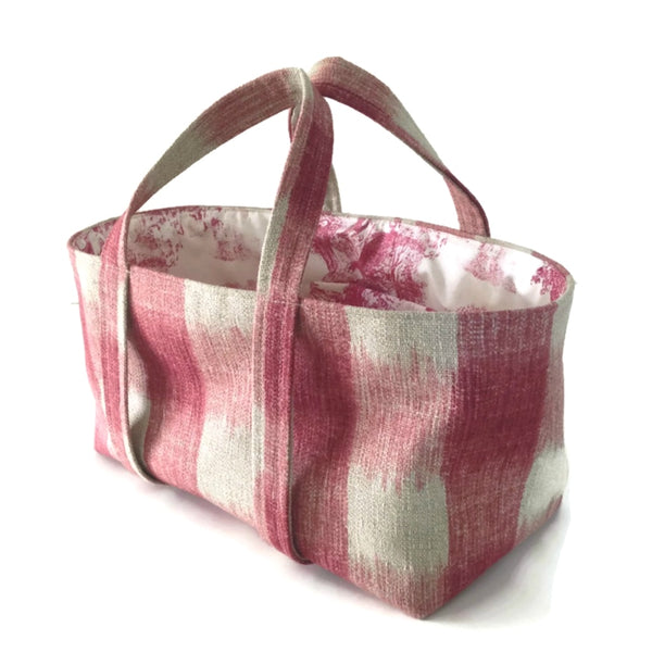 The Small Project Bag Raspberry Plaid