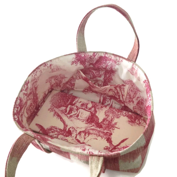 The Small Project Bag Raspberry Plaid