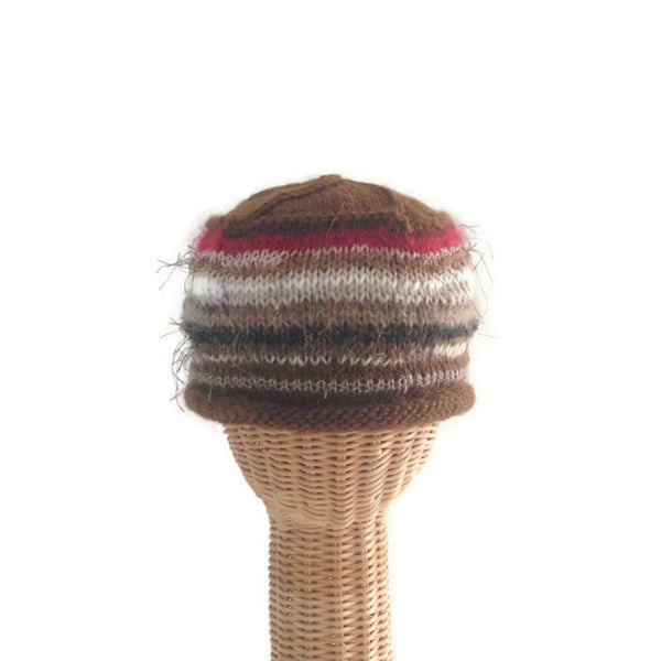 Beanie Cloche Brown FUSION