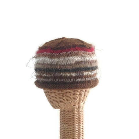 Beanie Cloche Brown FUSION