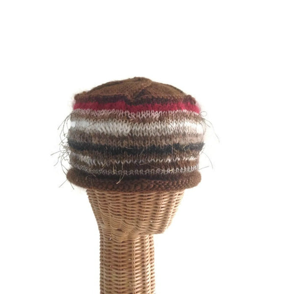 Beanie Cloche Brown FUSION