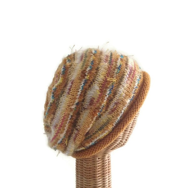 Slouchy Hat Gold FUSION - Buttermilk Cottage