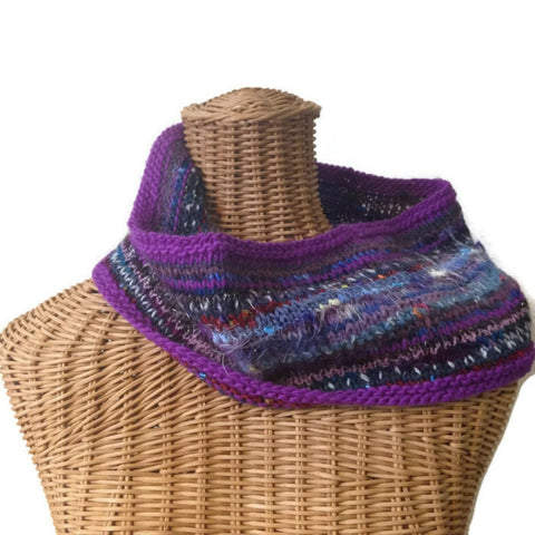 Cowl Purple Fusion - Buttermilk Cottage