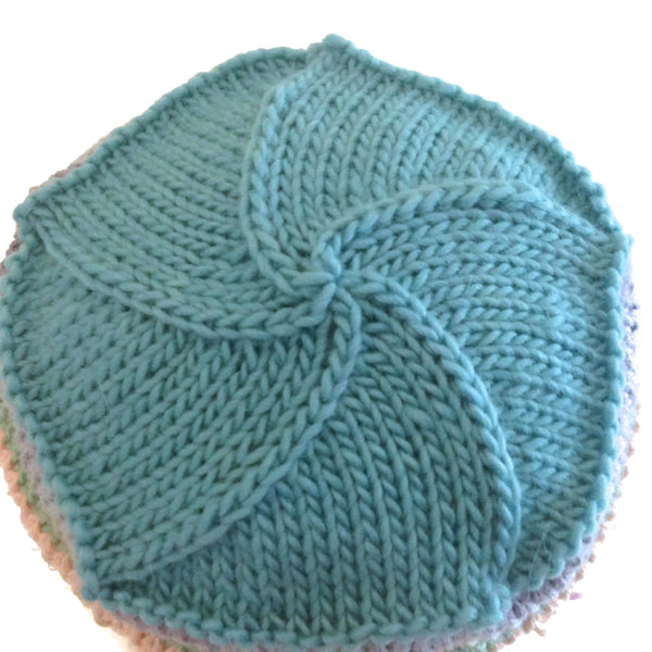 Beanie Cloche Aqua Blue FUSION