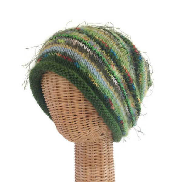 Slouchy Hat Bright Green FUSION