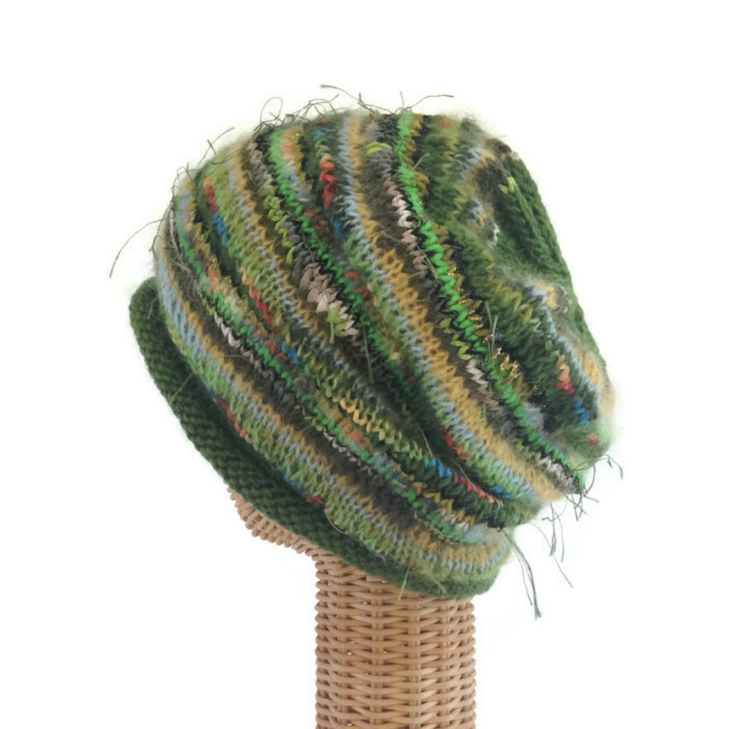 Slouchy Hat Bright Green FUSION