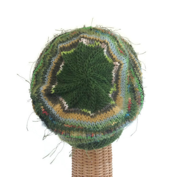 Slouchy Hat Bright Green FUSION