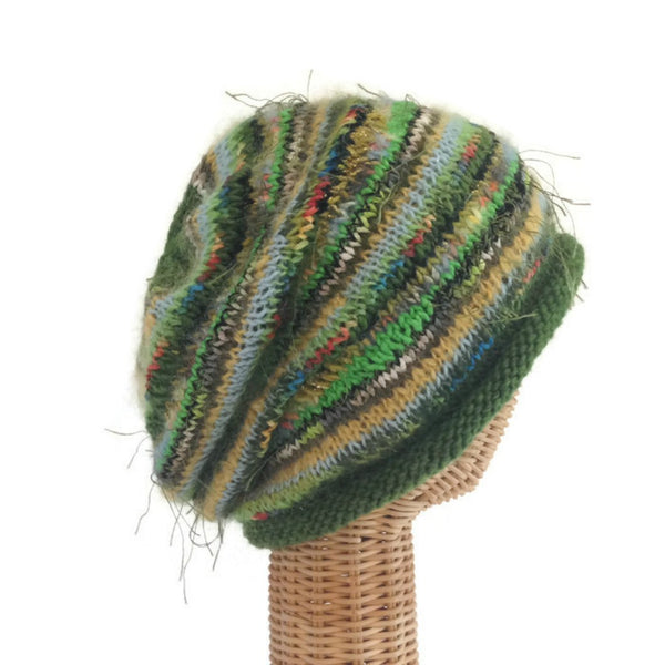 Slouchy Hat Bright Green FUSION