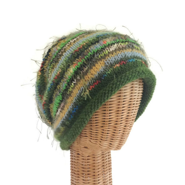 Slouchy Hat Bright Green FUSION