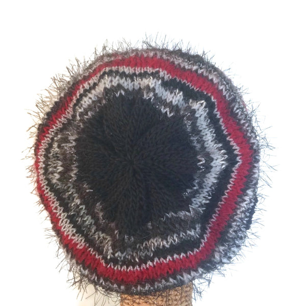 Slouchy Hat Black FUSION - Buttermilk Cottage