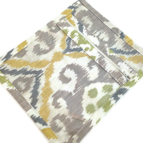 Accessory Bag Yellow Ikat