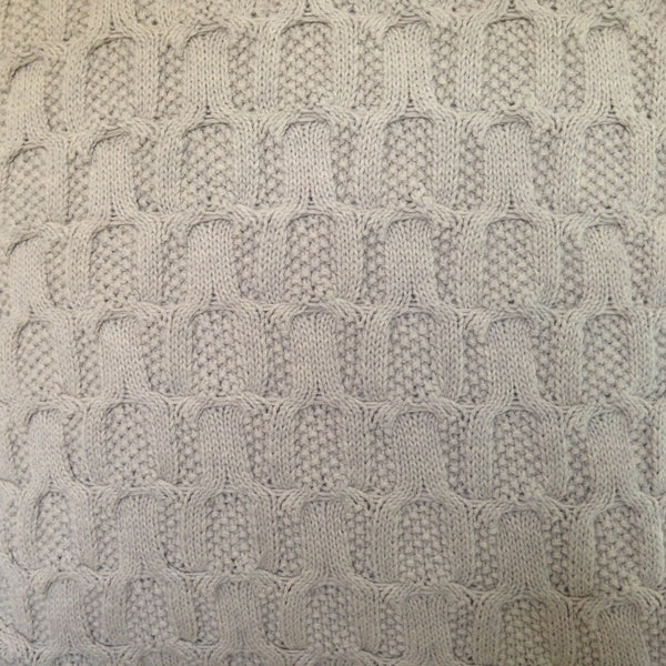 Sweater Pillow  Beige Cables
