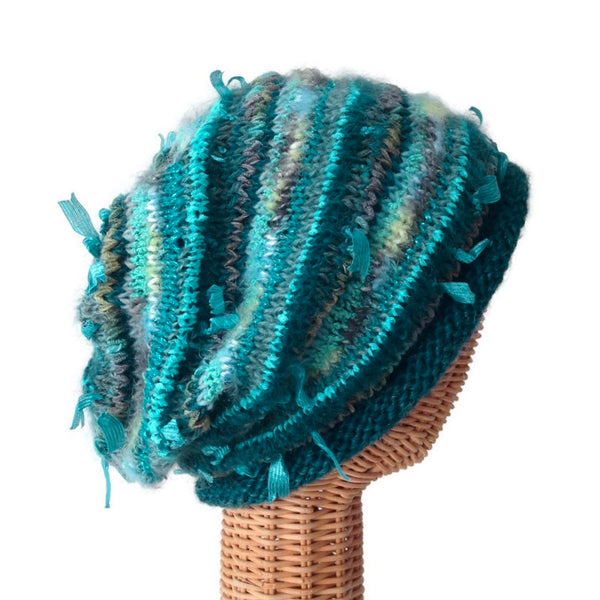 Slouchy Hat Teal FUSION