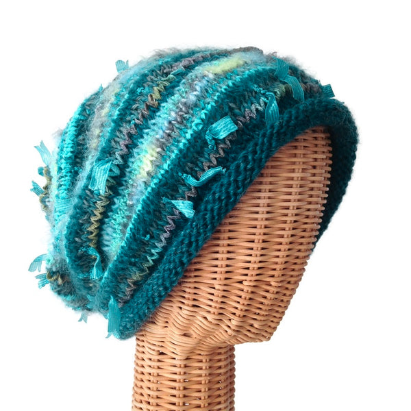 Slouchy Hat Teal FUSION