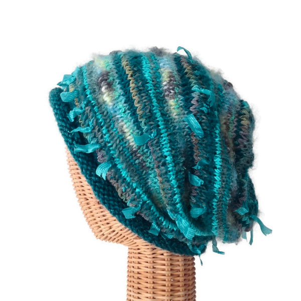 Slouchy Hat Teal FUSION