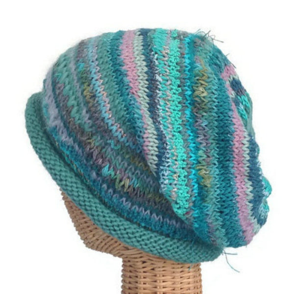 Aqua FUSION Slouchy Hat Kit - Buttermilk Cottage
