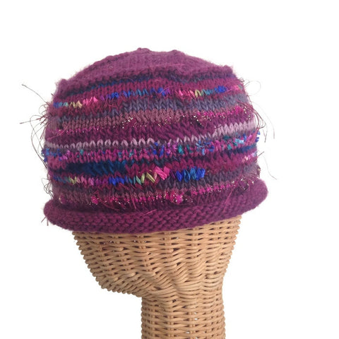 Beanie Cloche Plum FUSION - Buttermilk Cottage