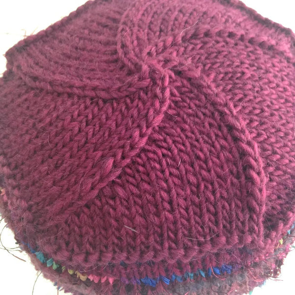 Beanie Cloche Plum FUSION - Buttermilk Cottage