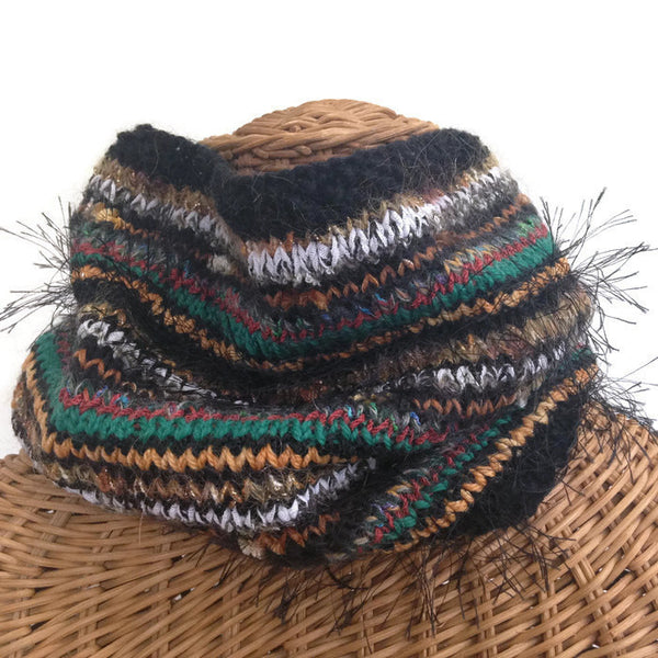 Reversible Cowl Graphic Print Black - Buttermilk Cottage - 5