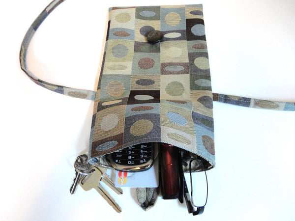 Tag Along Bag Beige Geometric - Buttermilk Cottage - 4