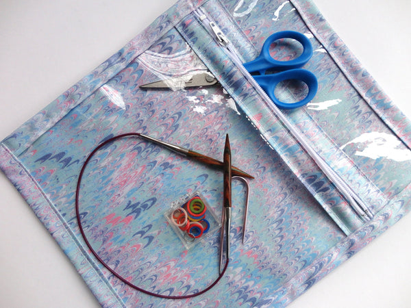 Accessory Bag Blue Impressionist - Buttermilk Cottage