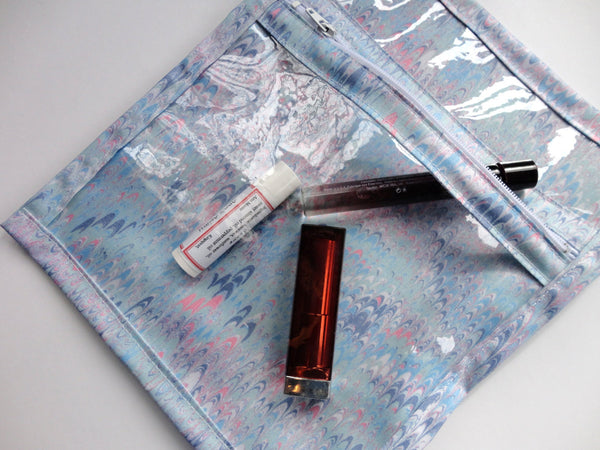 Accessory Bag Blue Impressionist - Buttermilk Cottage