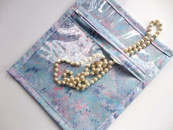 Accessory Bag Blue Impressionist - Buttermilk Cottage