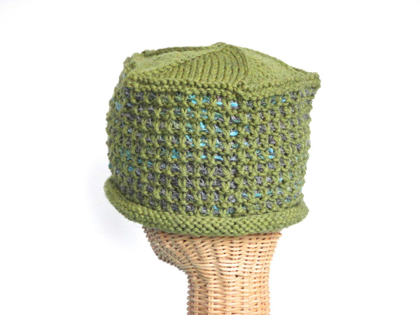 Bucket Hat Rolled Brim Green - Buttermilk Cottage