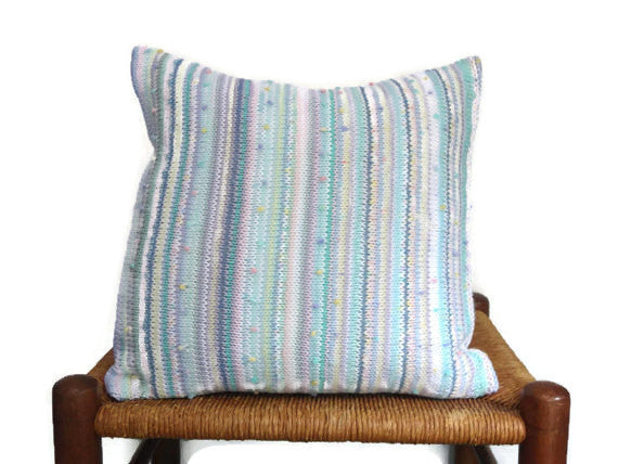 Sweater Pillow Single Pastel Knit - Buttermilk Cottage