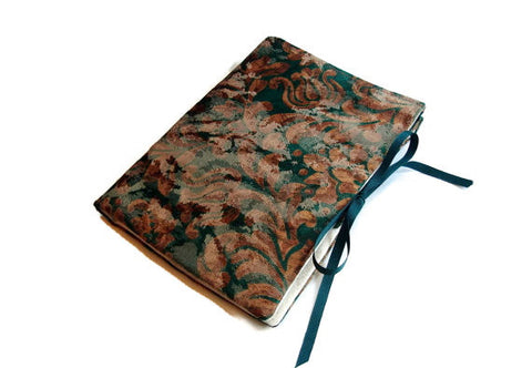 Circular Needle Case Brown & Green Floral - Buttermilk Cottage