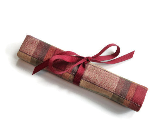 Crochet Hooks for Knitters Red Plaid - Buttermilk Cottage - 2