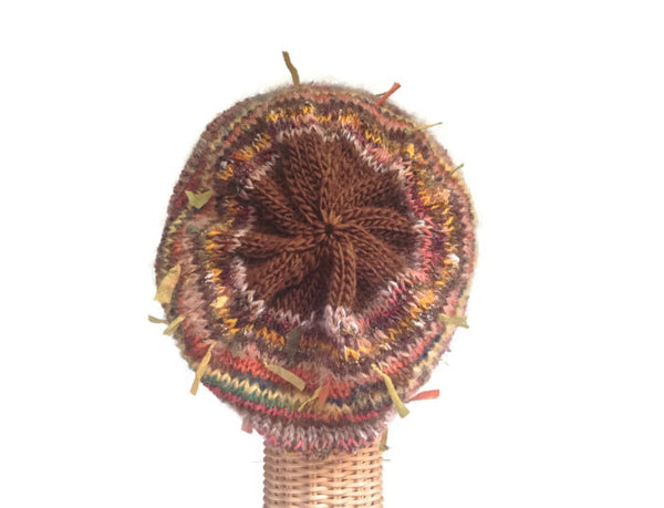 Slouchy Hat Brown FUSION - Buttermilk Cottage - 4