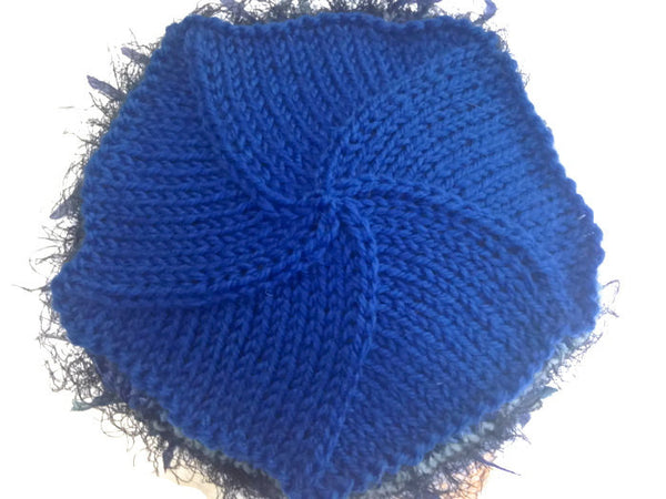 Beanie Cloche Blue FUSION - Buttermilk Cottage - 5