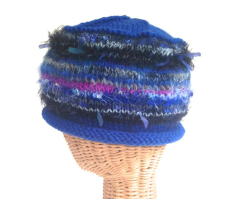 Beanie Cloche Blue FUSION - Buttermilk Cottage - 1