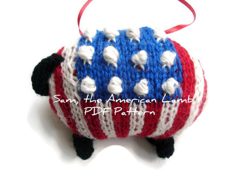 PDF Sheep Pattern "Sam, the American Lamb" - Buttermilk Cottage