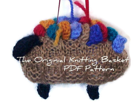 PDF Sheep Pattern "The Original Knitting Basket" - Buttermilk Cottage