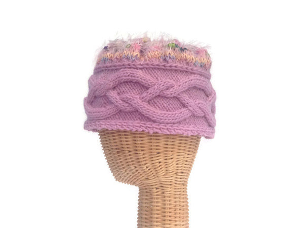 Cloche Celtic Cable Pink - Buttermilk Cottage