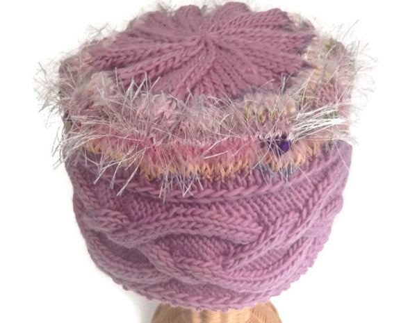 Cloche Celtic Cable Pink - Buttermilk Cottage