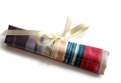 Crochet Hook Case Stripes Roll Up Organizer - Buttermilk Cottage