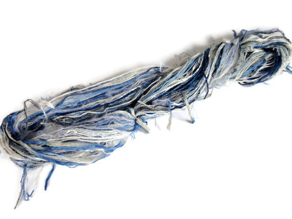 Blue and White FUSION Yarn - Buttermilk Cottage
