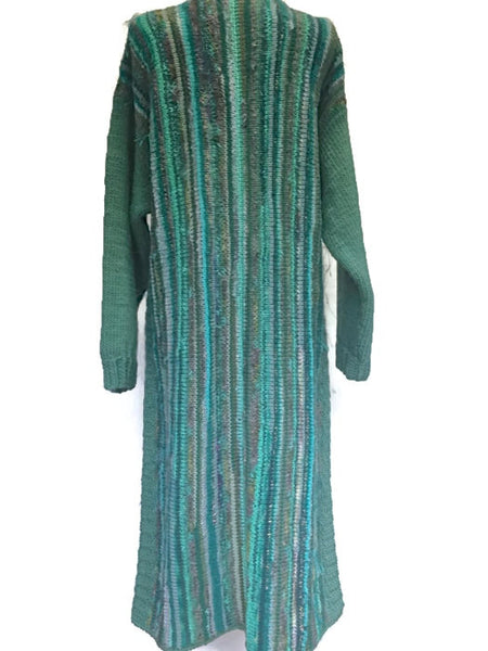 Full Length Coat Aqua FUSION - Buttermilk Cottage